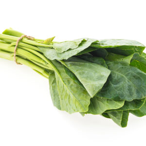 Chinese broccoli vegetables isolated on white background